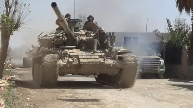 Tank van het Syrische leger