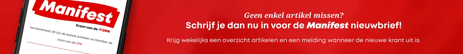 Schrijf je in voor de nieuwsbrief van Manifest!