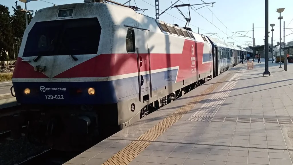 Een van de Siemens Hellas Sprinter-locomotieven die betrokken was bij het ongeval in Athene