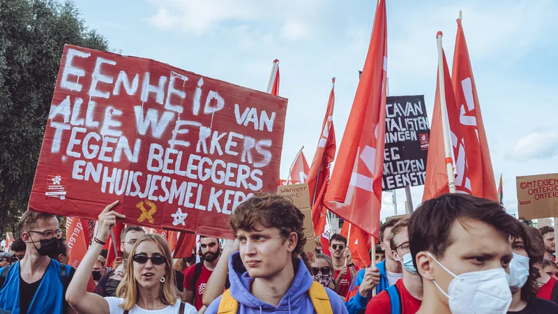 Woonprotest in Amsterdam