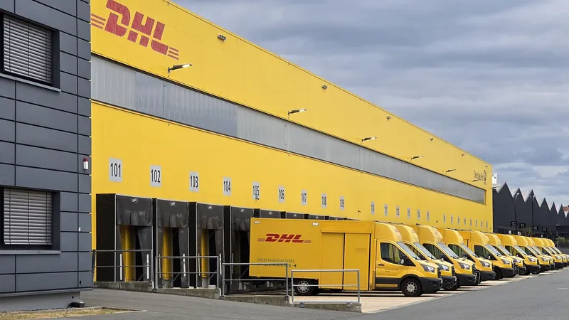 Een DHL-distributiecentrum