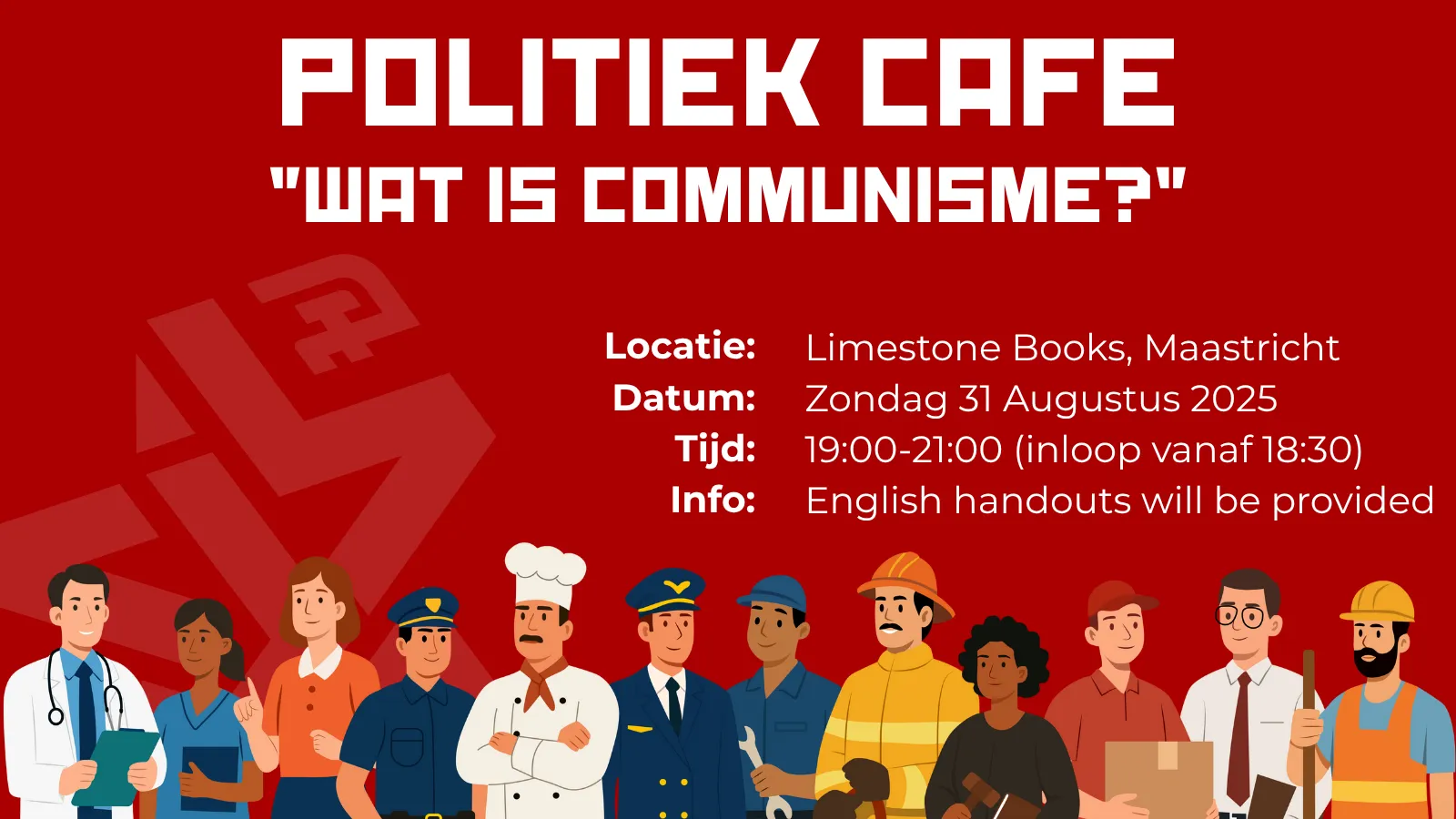 Politiek café in Maastricht: Wat is communisme?